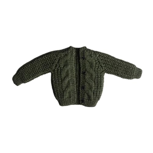 F Fityle Kleidung für Figuren im Maßstab 1/12, Strickjacke, Pullover, Anziehsachen, handgefertigtes Puppenzubehör, Miniatur für 6-Zoll-Actionfiguren, GrÜn F Fityle Kleidung für Figuren im Maßstab 1/12, Strickjacke, Pullover, Anziehsachen, handgefertigtes Puppenzubehör, Miniatur für 6-Zoll-Actionfiguren, GrÜn von F Fityle