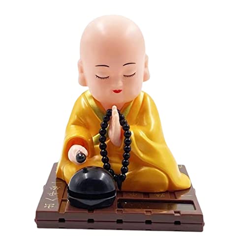 F Fityle Kleine Figur Solar Tanzen Spielzeug Auto Armaturenbrett Dekoration Wackelkopf Puppen Buddha e Statue Wackelkopf Spielzeug Büro Wohnkultur, GELB, l F Fityle Kleine Figur Solar Tanzen Spielzeug Auto Armaturenbrett Dekoration Wackelkopf Puppen Buddha e Statue Wackelkopf Spielzeug Büro Wohnkultur, GELB, l von F Fityle