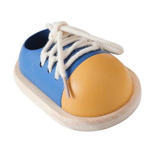 F Fityle Lernspielzeug, Frühlernspielzeug, kreatives Lernen, Schuhe zu binden, Übungsspiel zum Schnüren von Schuhen für Kinder, Kindertag, Reisen, Blau F Fityle Lernspielzeug, Frühlernspielzeug, kreatives Lernen, Schuhe zu binden, Übungsspiel zum Schnüren von Schuhen für Kinder, Kindertag, Reisen, Blau von F Fityle