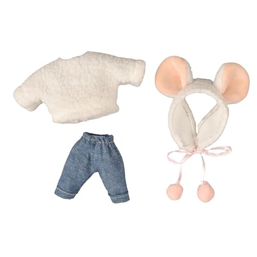 F Fityle Mini-Puppenkleidung, Puppenoutfits, Kostüme, Anziehsachen, Puppenhosen, süße Puppenkleidung, Puppenkleidung für Kinder im Alter von 5–7 und 8–10 von F Fityle