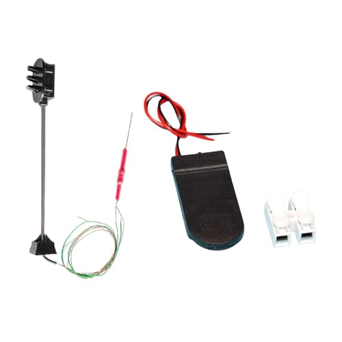 F Fityle Modellbahn-Ampeln, Mikro-Landschaftslicht, Straßenlaternen, DIY-Eisenbahn-Mini-Signallicht für Landschafts-Diorama-Dekorationen, 12 V F Fityle Modellbahn-Ampeln, Mikro-Landschaftslicht, Straßenlaternen, DIY-Eisenbahn-Mini-Signallicht für Landschafts-Diorama-Dekorationen, 12 V von F Fityle