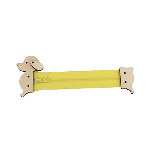 F Fityle Montessori Busy Board Material Reißverschluss, Sensory Board Zubehör Zipper, Vorschule Lernspielzeug Basic Skills, DIY Feinmotorik Früherziehung für Kinder Flugzeug Reisen, Gelber Hund F Fityle Montessori Busy Board Material Reißverschluss, Sensory Board Zubehör Zipper, Vorschule Lernspielzeug Basic Skills, DIY Feinmotorik Früherziehung für Kinder Flugzeug Reisen, Gelber Hund von F Fityle
