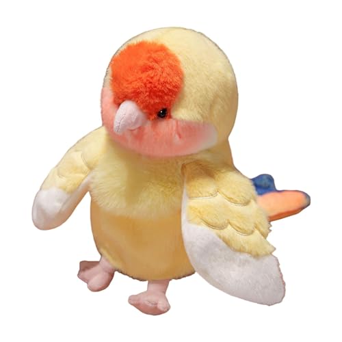 F Fityle Papagei-Handpuppe, Plüschtier, Papagei-Puppe, niedlich, Stofftier, Plüschpuppe zum Unterrichten, Erzählen von Geschichten, Gelb F Fityle Papagei-Handpuppe, Plüschtier, Papagei-Puppe, niedlich, Stofftier, Plüschpuppe zum Unterrichten, Erzählen von Geschichten, Gelb von F Fityle