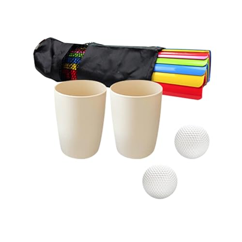 F Fityle Pipeline Teambuilding Aktivität Outdoor Kinder Sport Teams Bauen Golfbälle mit Aufbewahrungstasche für Kommunikation Erwachsene Drinnen, L 7.5 cm Breite(Zufällige Farbe) von F Fityle