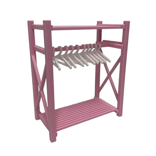 F Fityle Puppenhaus-Garderobe, Miniatur-Garderobe, Geburtstagsgeschenk, Zubehör, Moderne Handwerkskunst, Ornament, Puppenhaus-Möbel-, Rosa F Fityle Puppenhaus-Garderobe, Miniatur-Garderobe, Geburtstagsgeschenk, Zubehör, Moderne Handwerkskunst, Ornament, Puppenhaus-Möbel-, Rosa von F Fityle
