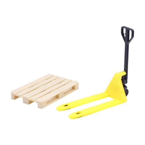 F Fityle Puppenhaus-Miniatur-Gabelstapler und Palette, 1/12, Basteln, Bewegungswerkzeug, Spielprojekte, Miniatur-Verkehrsspielzeug für Landschafts-Sandtisch F Fityle Puppenhaus-Miniatur-Gabelstapler und Palette, 1/12, Basteln, Bewegungswerkzeug, Spielprojekte, Miniatur-Verkehrsspielzeug für Landschafts-Sandtisch von F Fityle