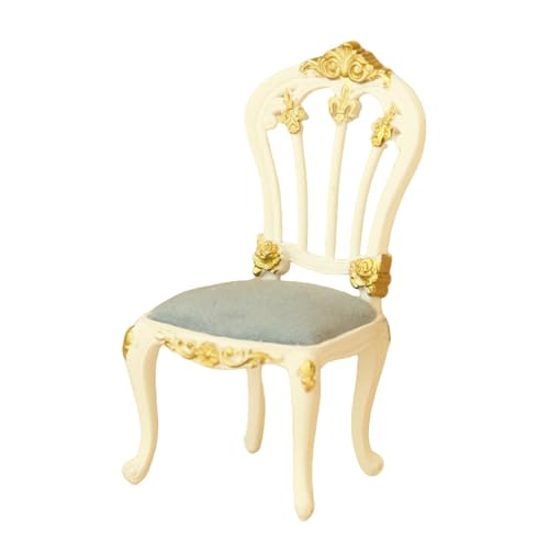 F Fityle Puppenhausstuhl im Maßstab 1:12, dekorative Modellszene, Mini-Esszimmerstuhl, Miniatur-Puppenhausmöbel für Wohnzimmer, Puppenhaus, Hellblau F Fityle Puppenhausstuhl im Maßstab 1:12, dekorative Modellszene, Mini-Esszimmerstuhl, Miniatur-Puppenhausmöbel für Wohnzimmer, Puppenhaus, Hellblau von F Fityle