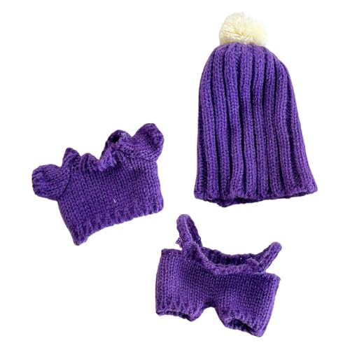 F Fityle Puppenpullover, Hosenanzug, Kostüme, entzückende Mode für Kinder, Bequeme Foto-Requisiten, Puppen-Outfits, Puppenkleidung für 17 cm große Puppen von F Fityle