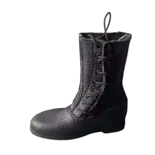 F Fityle Puppenschuhe für männliche Puppen im Maßstab 1/6, Stiefel, Wadenstiefel, Zehenpartie, lässiger klassischer Stiefel aus PU- für 12 Zoll von F Fityle