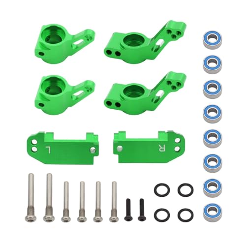 F Fityle RC Auto Lenkung Set Lenkung Blöcke Ersatz C Hub Caster Blöcke Hinten Stummel Achse Träger für 1/10 Crawler Auto DIY ACCS, GrÜn von F Fityle