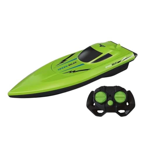 F Fityle RC-Boot-Spielzeug, Wasserboot, Sommer-Wasserspielzeug-Geschenk, ferngesteuertes Boot für Pools und Seen, Badewannen-Spielzeugboot für Bäche, Mädchen, Grün von F Fityle