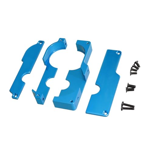 F Fityle RC Car Gear Deckabdeckung Legierungschale DIY ACCS Einfach zu Verwenden Upgrade Teile DIY Zubehör Teileschutz für 124017 16 18 44010 01 02, Blau von F Fityle