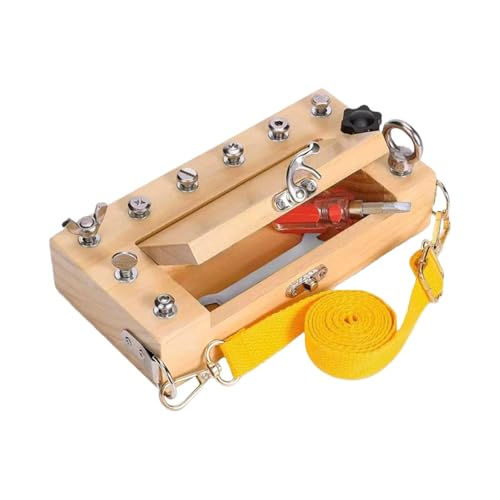 F Fityle Schraubendreher-Brett-Set, pädagogisches Bauen, realistische Motorik, mit Gurt, sensorisches Spielzeug, Werkzeugset für 2-, 3-, 4- und F Fityle Schraubendreher-Brett-Set, pädagogisches Bauen, realistische Motorik, mit Gurt, sensorisches Spielzeug, Werkzeugset für 2-, 3-, 4- und von F Fityle