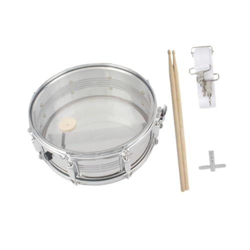 F Fityle Snare Drum Set, Handtrommel, 14 Zoll, Übungs-Ehrengarde-Musik, tragbare Musik, pädagogischer Snare Drum-Kopf für Kinder und Studenten von F Fityle