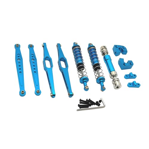 F Fityle Stoßdämpferhalterungen, Upgrade-Kits, DIY, Robustes RC-Automodell, RC-Autoteile, Ersatzteil für 124006 12429 1/12 RC-Fahrzeug, BLAU von F Fityle