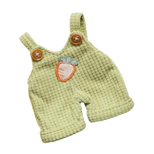 F Fityle Süßer Puppen-Bodysuit, Puppenhose, Spielzeug-Bekleidung, DIY-Zubehör, weiche Geschenke, Rollenspiel-Spielzeug, Hosenträger für Puppen, Puppenzubehör, GrÜn von F Fityle