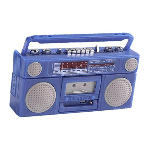 F Fityle Vintage Stil Grammophon Oder Phonographen Kassettenspieler: 12 Puppenhaus Dekoration, Vorgetäuschte Szene Möbel, Blau F Fityle Vintage Stil Grammophon Oder Phonographen Kassettenspieler: 12 Puppenhaus Dekoration, Vorgetäuschte Szene Möbel, Blau von F Fityle