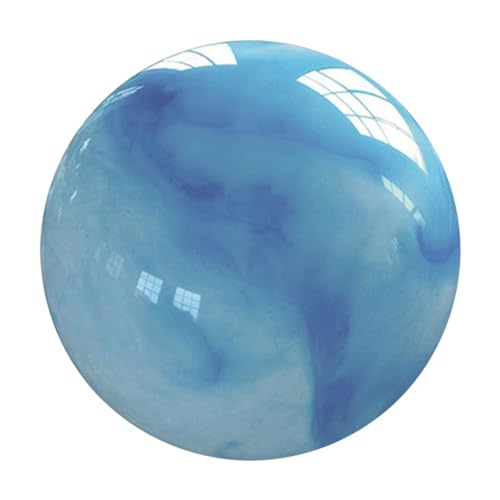 F Fityle Wasserball PVC, Marmorierte Hüpfbälle Wiederverwendbar, Sensorische PVC-Hüpfbälle, Sommer-Wasserspiele für Erwachsene, Haustier-Partyzubehör, Strand, Spielplatz, Schule, Wasserspaß, Blau von F Fityle