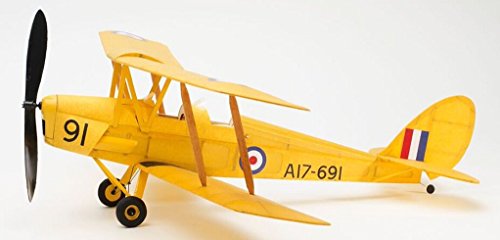 F&G Supplies Tiger Moth kompletter Vintage-Modellbausatz aus Balsaholz mit Gummiantrieb, der wirklich fliegt! von F&G Supplies