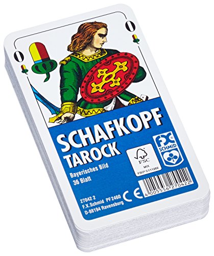 Ravensburger 27042 - Schafkopf/Tarock, Bayrisches Bild, 36 Karten in Klarsicht-Box von Ravensburger