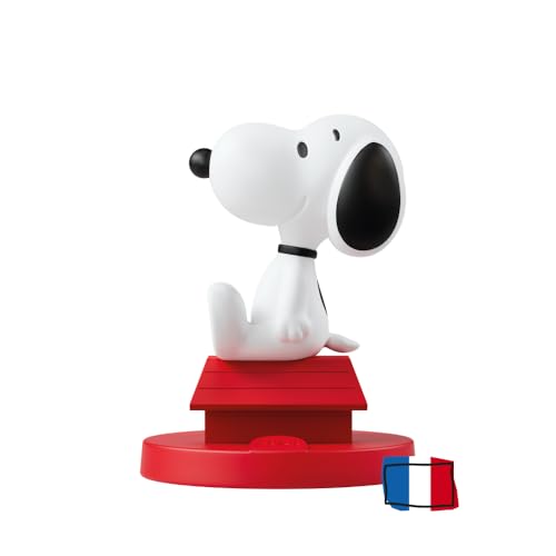 FABA Snoopy Klangfigur mit 5 Minuten Geschichten – Klanggeschichten – Spielzeug, französische Version, Kinder ab 4 Jahren von FABA