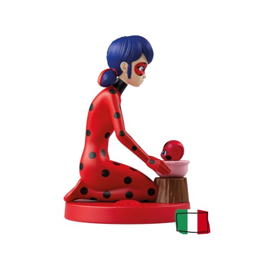 FABA Klangfigur – Geschichten von Ladybug und Cat Noir – Geschichten und Klangmärchen, Jungen und Mädchen 4-6+, italienische Version von FABA