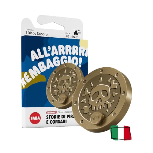 FABA Schallplatte - Piratengeschichten und Korsaren - Geschichten und Klangmärchen für Jungen und Mädchen 5-10 Jahre - Hörbar mit dem Geschichtenerzähler, Lernspiel Italienische Version FABA Schallplatte - Piratengeschichten und Korsaren - Geschichten und Klangmärchen für Jungen und Mädchen 5-10 Jahre - Hörbar mit dem Geschichtenerzähler, Lernspiel Italienische Version von FABA