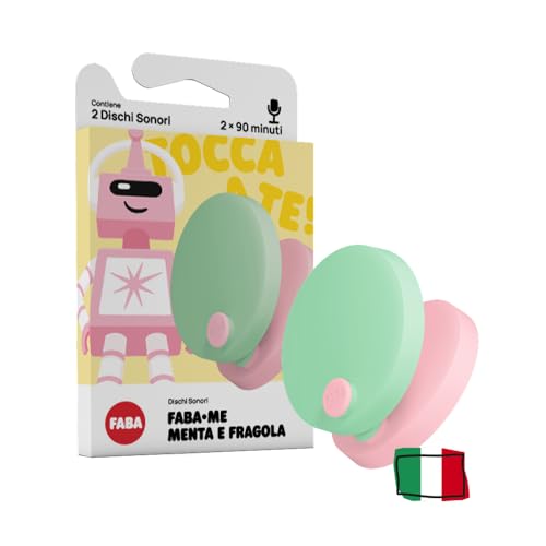 FABA Schallplatten - Faba•Me Minze und Erdbeere - erstellen Sie Wiedergabelisten, Hörbar mit Geschichtenerzähler und FABA+, Lernspiel italienische Version FABA Schallplatten - Faba•Me Minze und Erdbeere - erstellen Sie Wiedergabelisten, Hörbar mit Geschichtenerzähler und FABA+, Lernspiel italienische Version von FABA