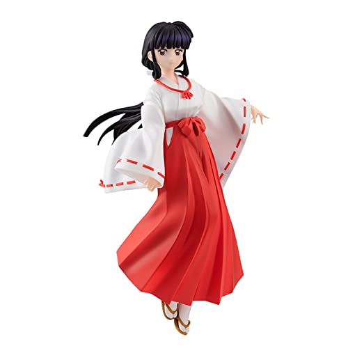 FABIIA Anime-Figuren-Inuyasha Anime-Modell, 17 cm Kikyo-Charakter-Handmodell-Dekoration, PVC-Zeichentrickfigur-Statuen-Sammlung, Fans(Size:17cm) von FABIIA