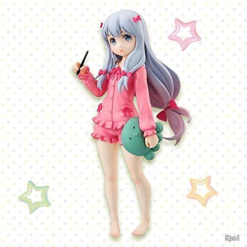 FABIIA Anmine Toys Eromanga Lehrerin Süßes Mädchen Izumi Sagiri Pyjamas Homenier Anime Figuren Sammlung Statue Model Kinderspielzeug Geschenk von FABIIA