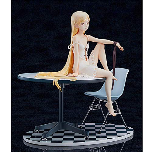 FABIIA Kizumonogatari Oshino Shinobu Sitting Haltung Anime Figur Cartoon Charakter Statue Action PVC Figurine Model Dolls Erwachsene Anime Toys Otaku Sammlung Geschenke/Ornamente Für Anime -Fans von FABIIA