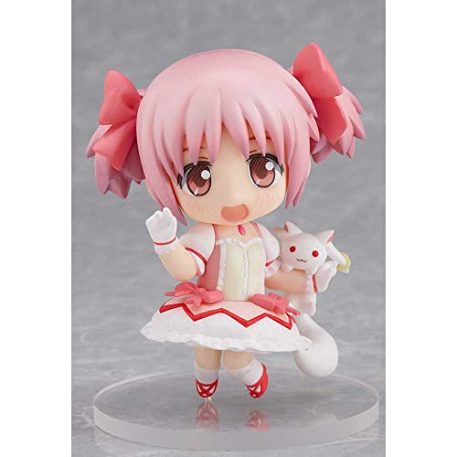 FABIIA Puella Magi Madoka Magica Maiko Q Version Netter Anime -Statue Anime Charakter Model Pvc Material Anime Figur Veränderliches Gesicht/Veränderliche Zubehör Otakus Lieblingsgeschenke/Sammlerstück von FABIIA