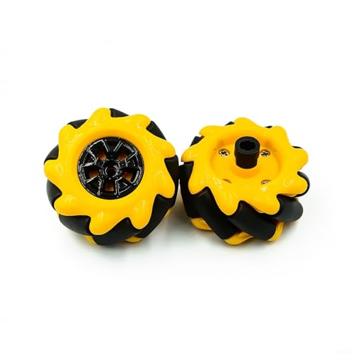 FACAIIO Mecanum Wheel Kit für DIY Smart Robot Auto, geeignet für verschiedene Böden (48mm) von FACAIIO