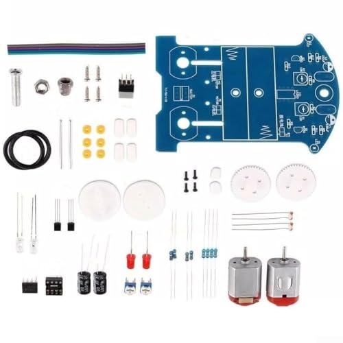 Praktisches Lernen in Elektronik, bauen Sie eine Spur nach einem intelligenten Auto mit diesem DIY-Lötset von FACAIIO