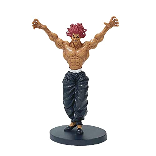 Anime Hanma Yujiro Figur – 22 cm Yujiro Statue Modell Figur kämpfen Haltung PVC Handgemachtes Spielzeug für Desktop Dekoration Fans Geschenke von FAKKA