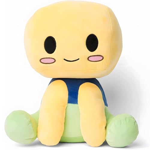 Blox Buddies Noob Buddy Plush Toys,blox Buddies Plushies, Toys for Fans Kids Birthday Halloween Thanksgiving Christmas Plush Doll Gifts 21 cm von FAKKA