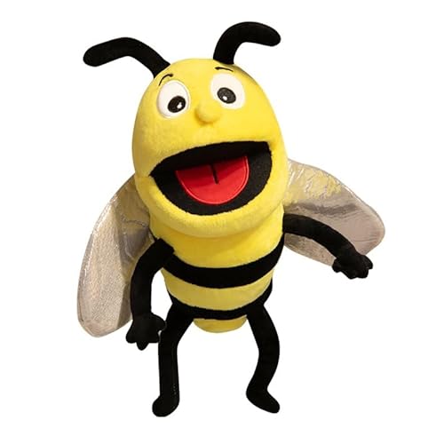 Deluxe Biene-Handpuppe für Kinder – Freund Im Tiergarten Plüschtier, bewegbarer offener Mund, ideal für Vorschulkinder, Geburtstagsgeschenk Deluxe Biene-Handpuppe für Kinder – Freund Im Tiergarten Plüschtier, bewegbarer offener Mund, ideal für Vorschulkinder, Geburtstagsgeschenk von FAKKA