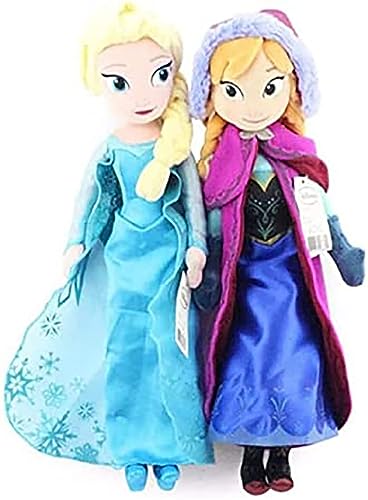 FAKKA 2 Stück 15.7in Anna & ELSA Plüschtiere Prinzessin Mädchen ELSA Spielzeug Puppe Mädchen Geburtstagsgeschenke Mädchen Plüschpuppe von FAKKA