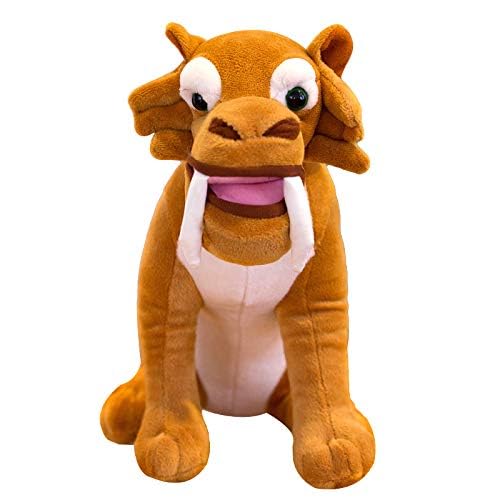 FAKKA 27cm Kuscheltier Lustige süße Tierpuppe Ice Age 3 Säbelzahntiger Stofftier Plüschtier Dekoration Geburtstagsgeschenk Anti-Falten-Kissen für Kind von FAKKA