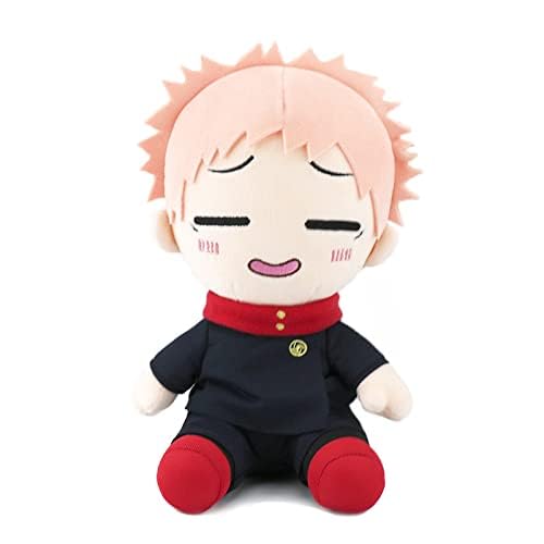 FAKKA Anime Jujutsu Kaisen Plüschpuppe Figuren Yuji Itadori Gojo Satoru Plüsch Stofftier Schlüsselanhänger Cosplay Requisiten Anhänger Neuheit für Kinder Fans -23cm ，C von FAKKA