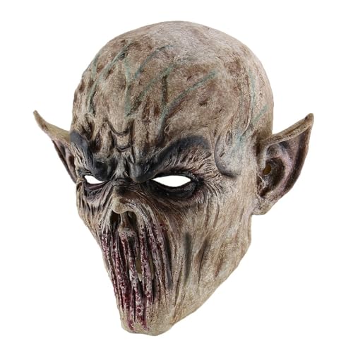 FAKKA Creepy Scary Halloween Cosplay Costume Mask for Adults Party Decoration Props von FAKKA