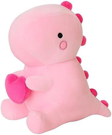 FAKKA Liebende weiche Dino Plüsch Spielzeug mit Halten Herz für Valentinstag, Dinosaurier gefüllt Tier, süßes Romantisches Geburtstagsgeschenk für ihre Mädchen Jungen Freundin Pink 30CM FAKKA Liebende weiche Dino Plüsch Spielzeug mit Halten Herz für Valentinstag, Dinosaurier gefüllt Tier, süßes Romantisches Geburtstagsgeschenk für ihre Mädchen Jungen Freundin Pink 30CM von FAKKA