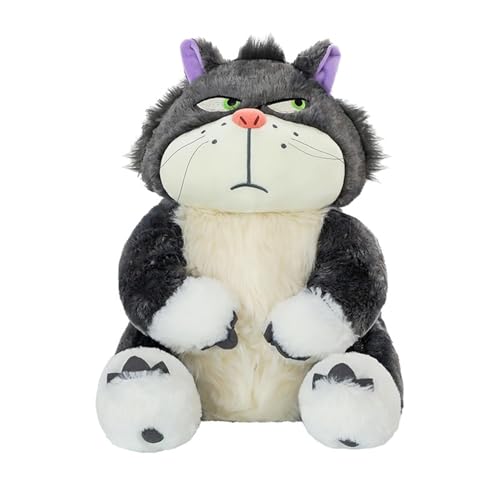 FAKKA Luzifer Katze Plüschtier Cartoon Prinzessin Kinder Anime Film Kuscheltiere Puppen Kuschelige kleine Freundin Bequeme Begleitpuppe aus Baumwolle(Size:25cm) von FAKKA