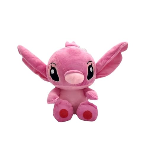 FAKKA Stitch Plush Plüschfigur 20 cm, mit Saugnapf，Kuscheltier Puppe Geschenk für Kinder（Rosa） von FAKKA