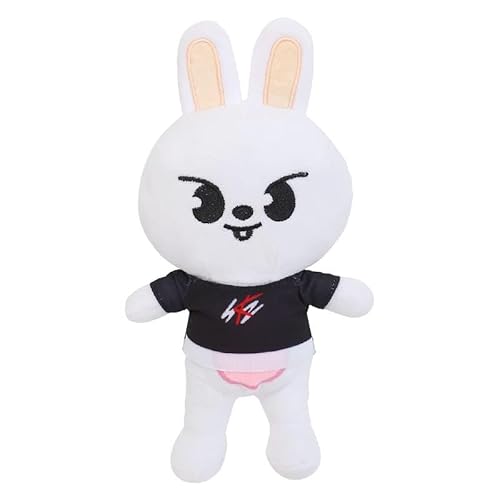 FAKKA Stray Kids Plüsch 21 cm Sk-Zoo Plüschtier, Cartoon Anime Streunende Kinder Plüsch Skz weiche Stofftiere (Leebit) von FAKKA