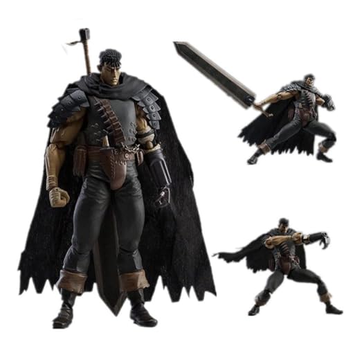 Guts Figur Modell Statue - 25CM Anime Figur Guts Skulptur Schlacht beschädigte Version Handmade Collector Büro Desktop Dekoration Fan Geschenke von FAKKA