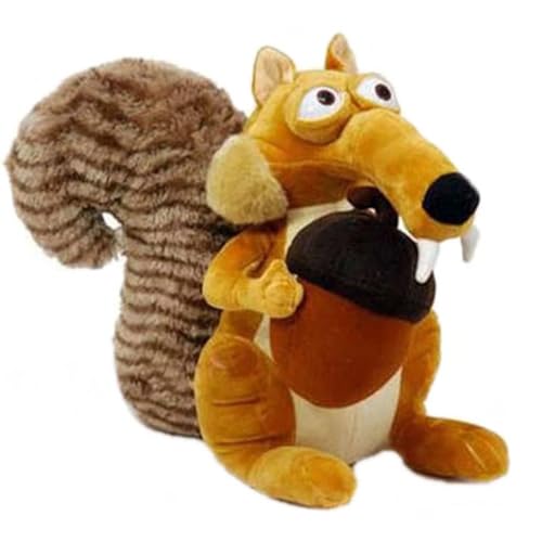 Plüsch Figur Eichhörnchen Scrat 18 cm Plüschtier Kuscheltier Stofftier Puppe von FAKKA