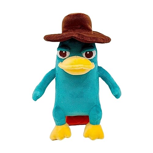 Plüschtier Stofftier Perry das Schnabeltier Plüsch Cartoon Anime Figur Perry Plüschpuppe süße weiche Kawaii Umarmung Sofakissen Haustier superweiches Plüschtier Plüschtier for Kinder, Raumdekoration von FAKKA