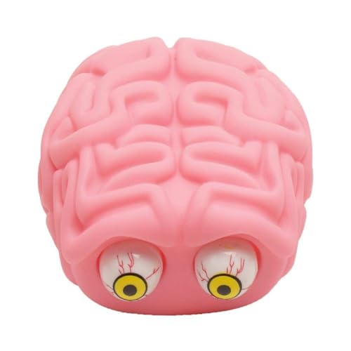 Stress Ball, Creative Squeezing Gehirn Antistress Spielzeug Dekompression Spielzeug Soft Vent Spielzeug Stressabbau Spielzeug Lustige knifflige Geschenke Ich möchte Ihr Gehirn Spielzeug Essen von FAKKA