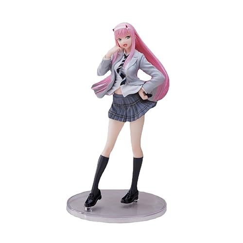 in The Zero Two Figure Statue 02 Figure Model, Anime Action Figure Sculpture, PVC Handmade Collectible Desktop Decoration Gifts for Fans von FAKKA